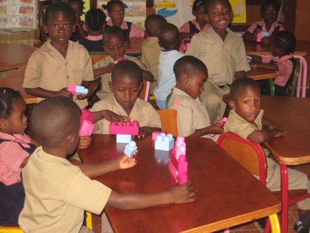 children in a classroom